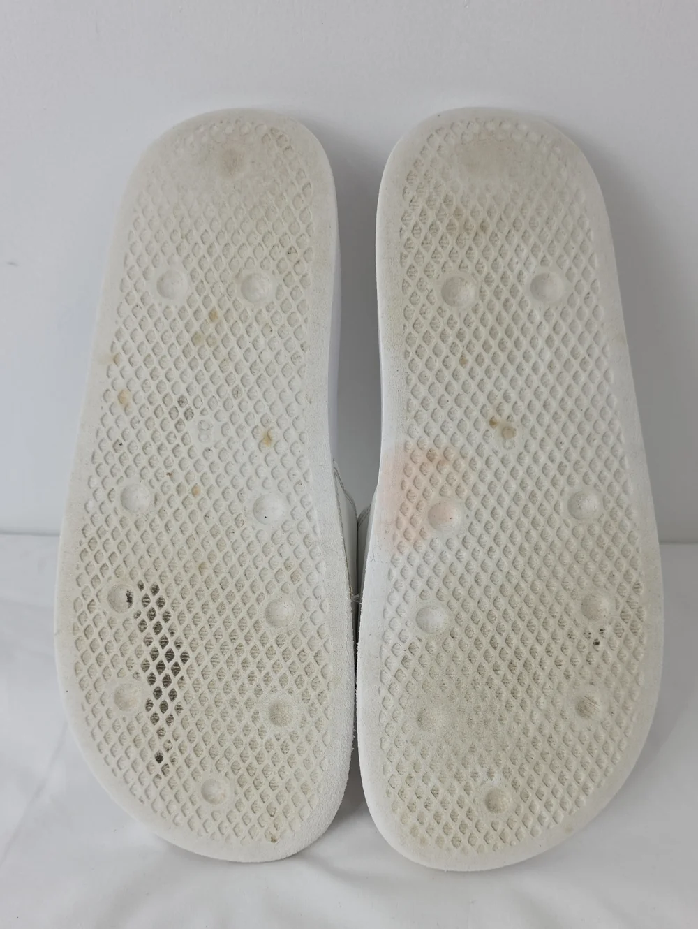 Adidas Adilette Lite Slides Mens Size 8 White Trefoil Sandals Slip On Comfort‎